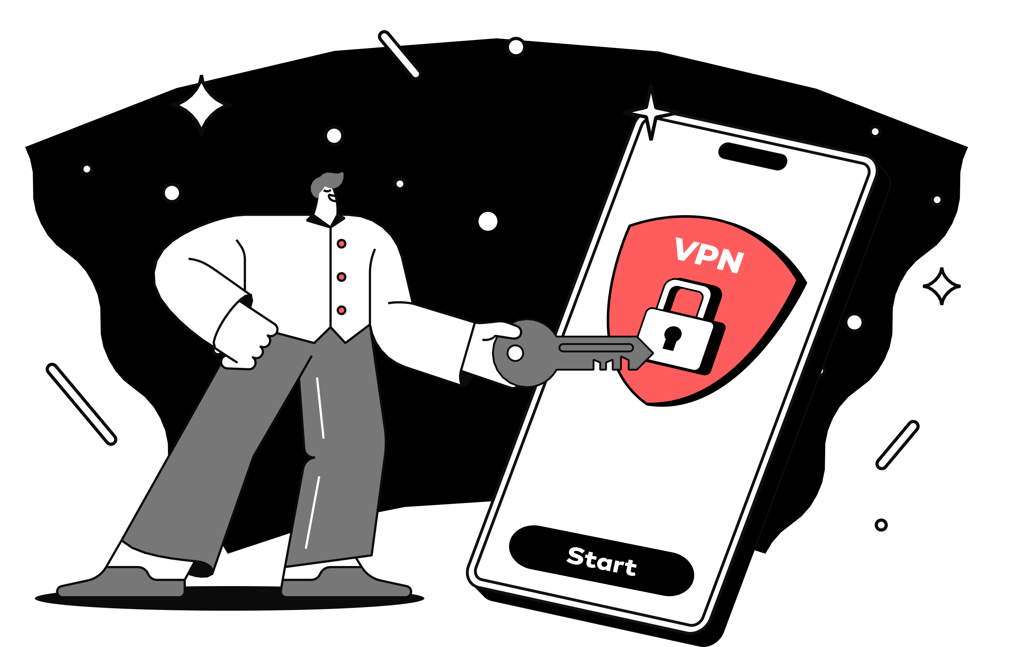 FlashVPN 客户端连接界面